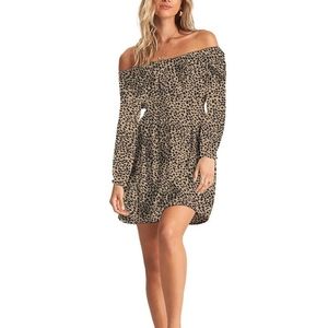 Billabong Leopard Print Riviera Dress